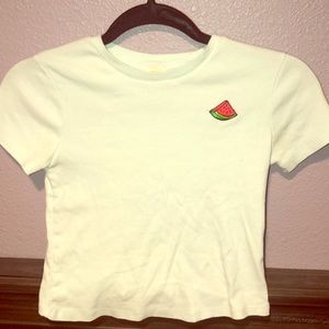 Forever 21 Watermelon Crop Top